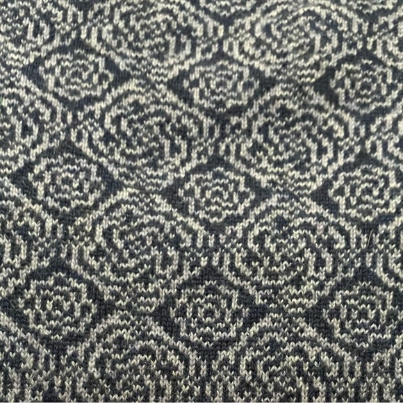 Brora 100% Cashmere Scotland Abstract Floral Intarsia UK 12-14, US 8-10, Medium - Picture 13 of 13
